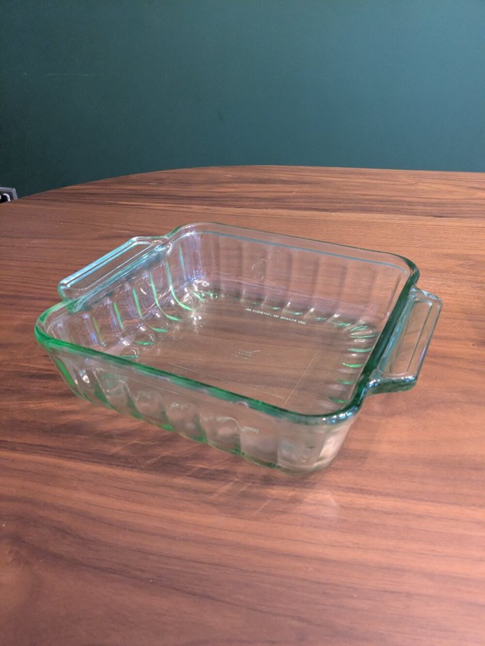 martha stewart everyday casserole baking dish green rectangle 8" x 8" 2 quart